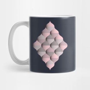 Rhombus shape in Moroccan ogee pattern Mug